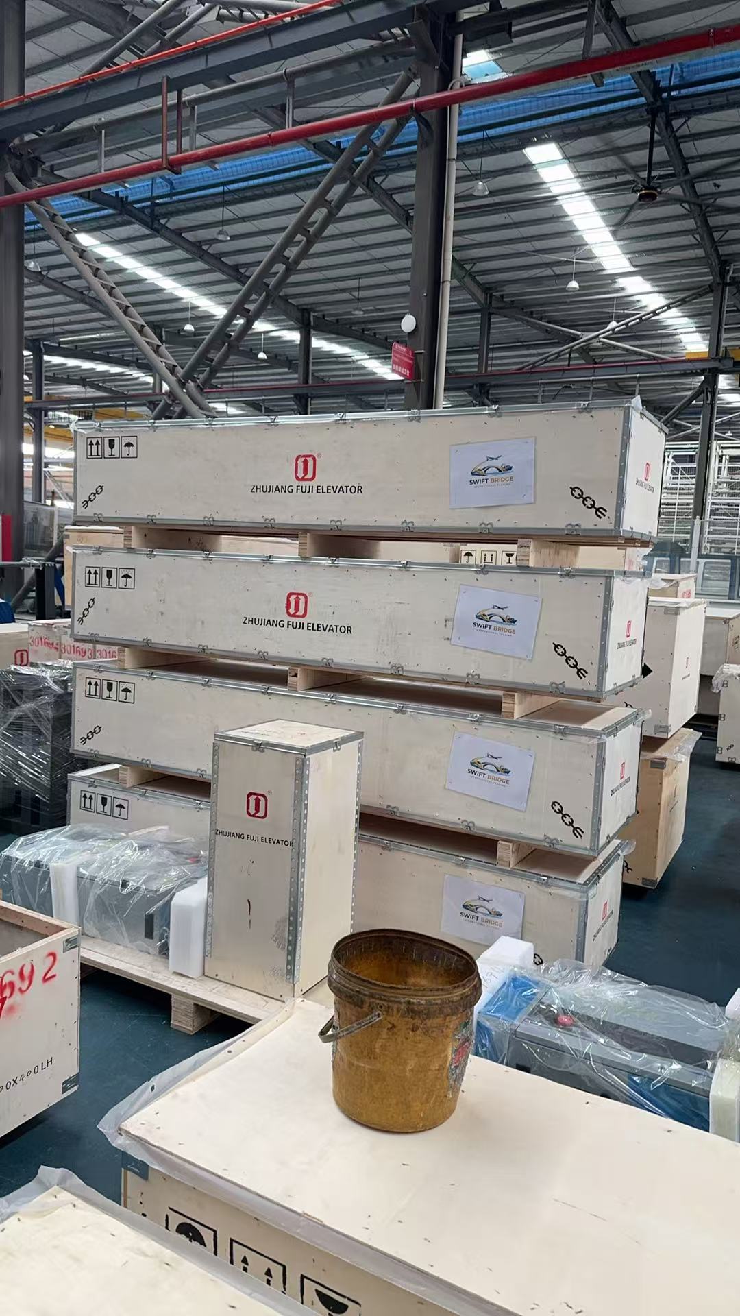 Nine elevator shipment loaded for Ethiopia