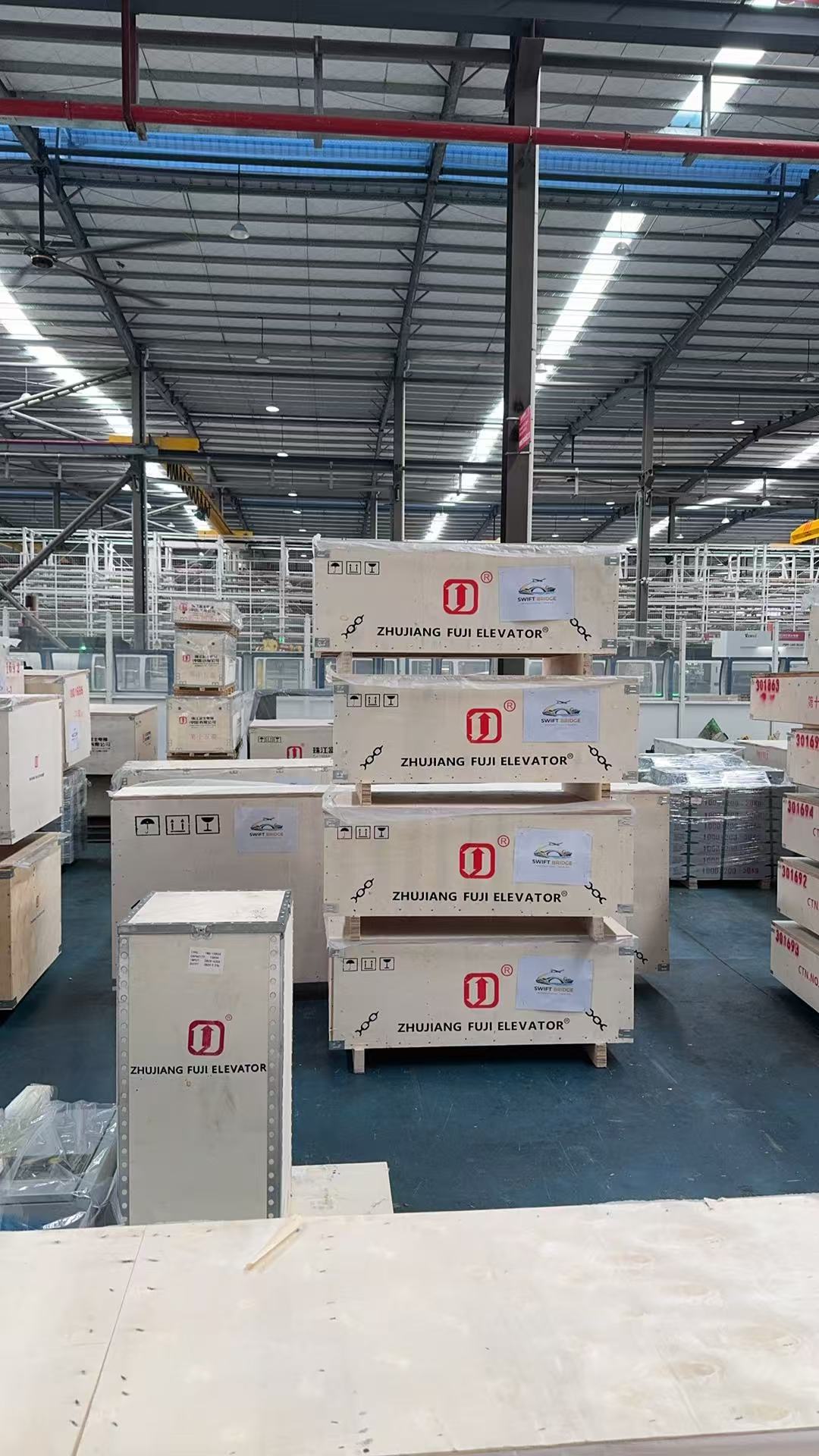 Elevator shipment from China