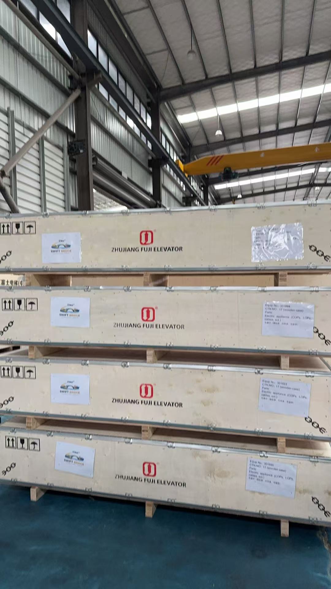 Elevator shipment preparation